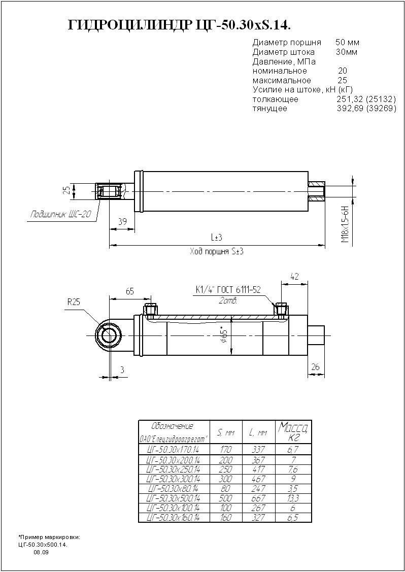 Диаметр штока. Гидроцилиндр ход штока 500 мм. Гидроцилиндр ЦГ-50.30Х500.22. Гидроцилиндр 50.30х500.11. ЦГ-50.30Х500.22.