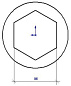 Головка торцевая PNG S16M56