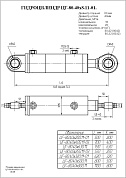 Гидроцилиндр ЦГ-80.40х400.11-05