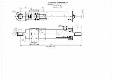 Гидроцилиндр ЦГ-50.30х175.23
