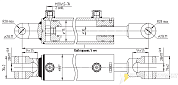 Гидроцилиндр МС75/30х200-3(4).44(515)