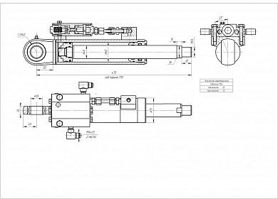Гидроцилиндр ЦГ-60.40х170.13