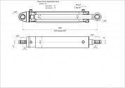 Гидроцилиндр ЦГ-125.63х630.11
