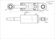 Гидроцилиндр ЦГ-125.56х435.11