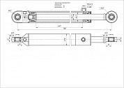Гидроцилиндр ЦГ-63.40х450.11